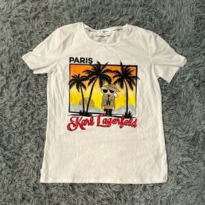 Karl Lagerfeld Beach Sunset T-Shirt